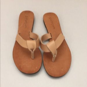 Scarpediem leather flip flaps size 39 like 8 USA